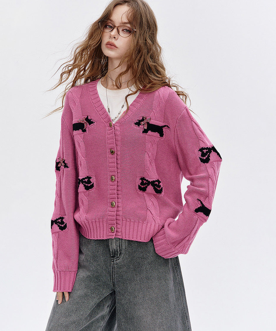 Ribbon Terrier Cardigan