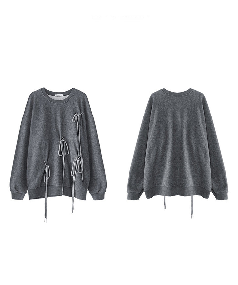 Ribbon Cord Sweatshirt