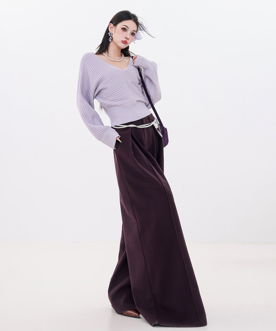 Bicolor Zip Top &amp; Skirt Co-ord