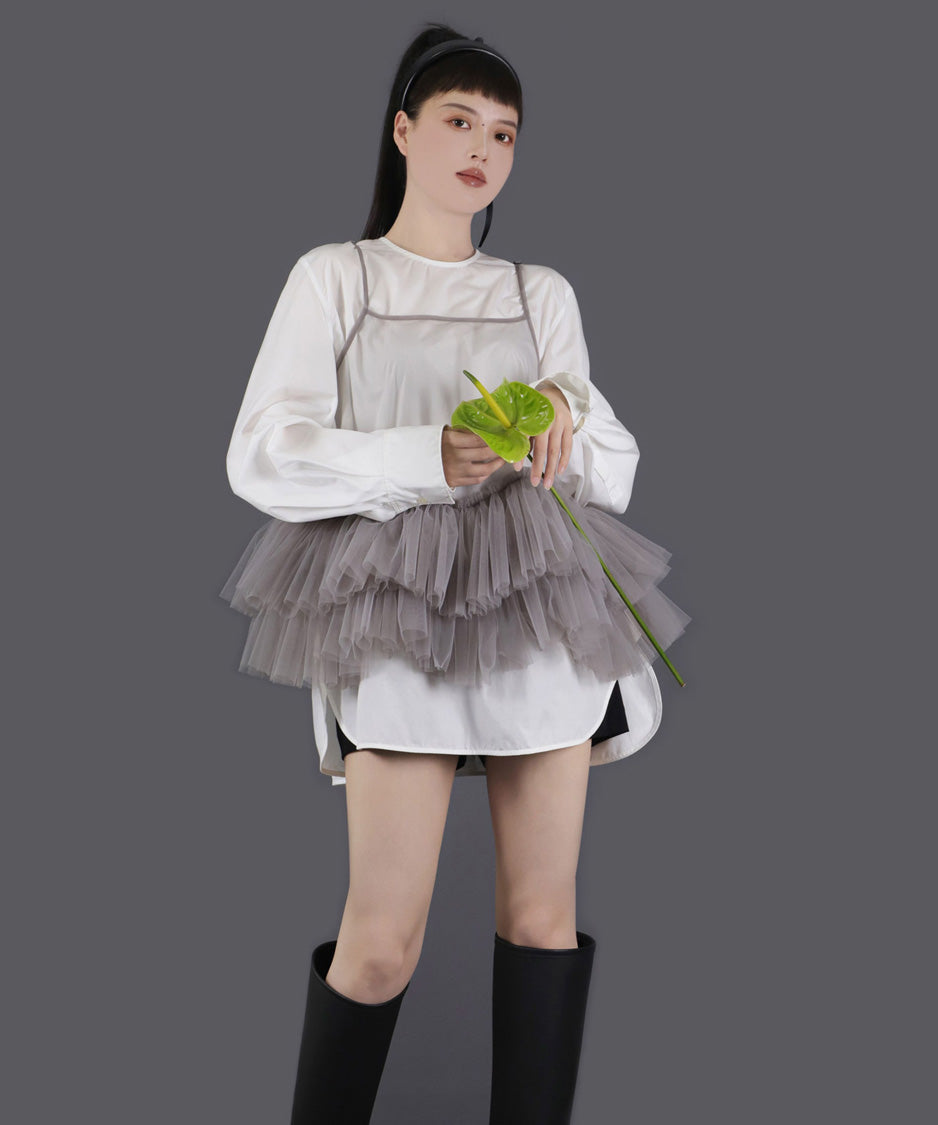 Solenne Arc Line Blouse