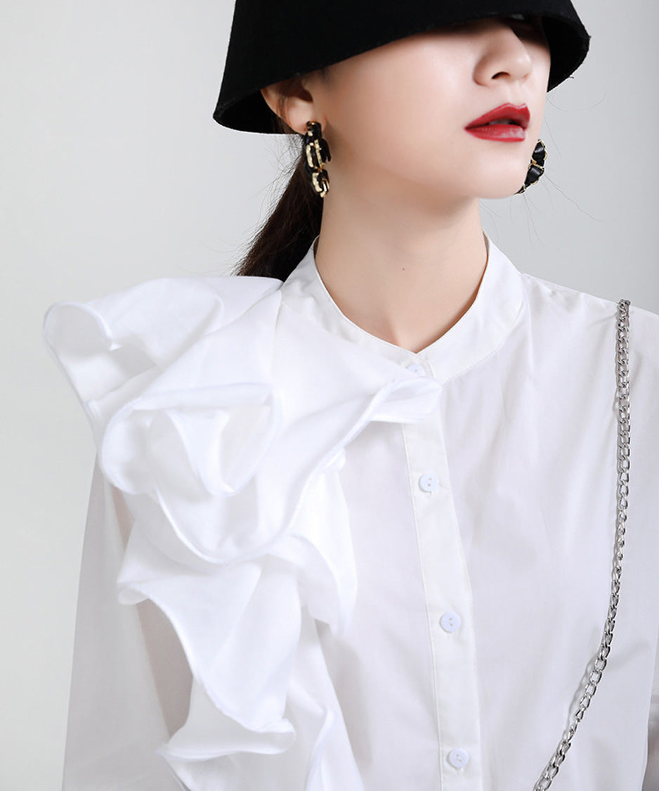 Layered Frill Accent Shirt