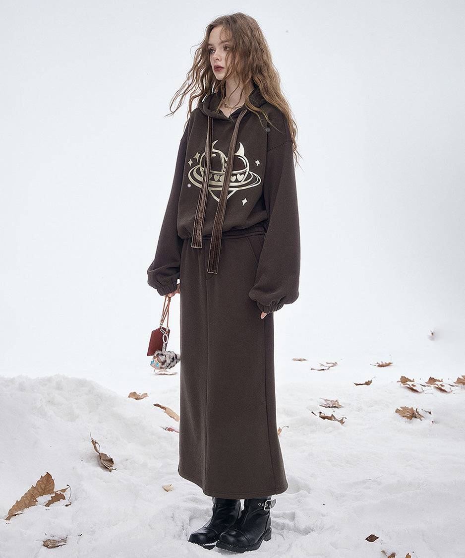Orbit Hood Top＆Skirt Co-ord