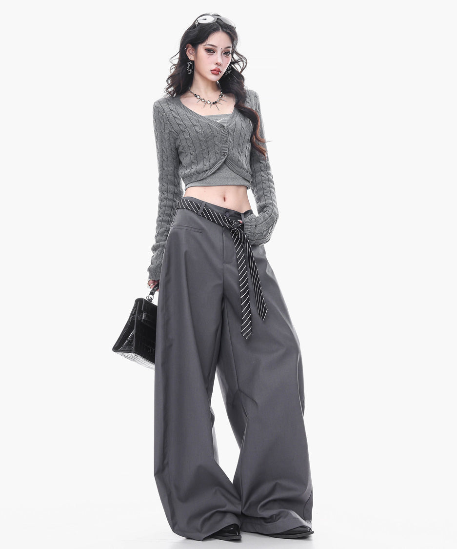 Structured Volume Wide Pants