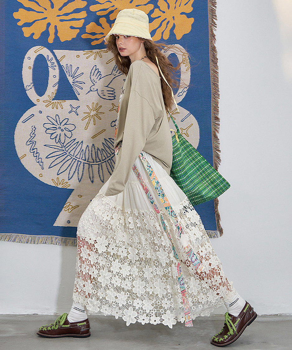 Lace Meadow Tier Skirt