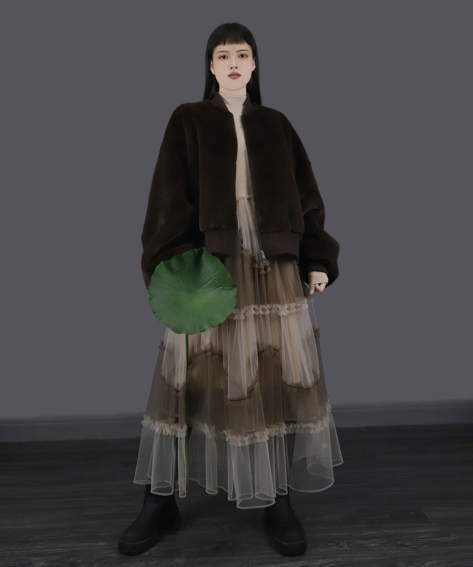 Veil Frill Tiered Dress