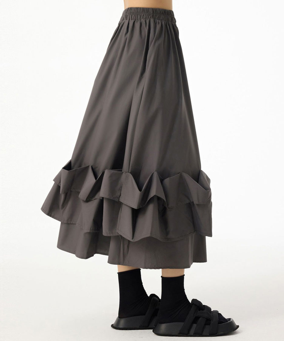 Frill Curve Skirt