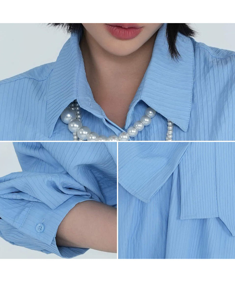 Soft Line Blouse＆Skirt Co-ord