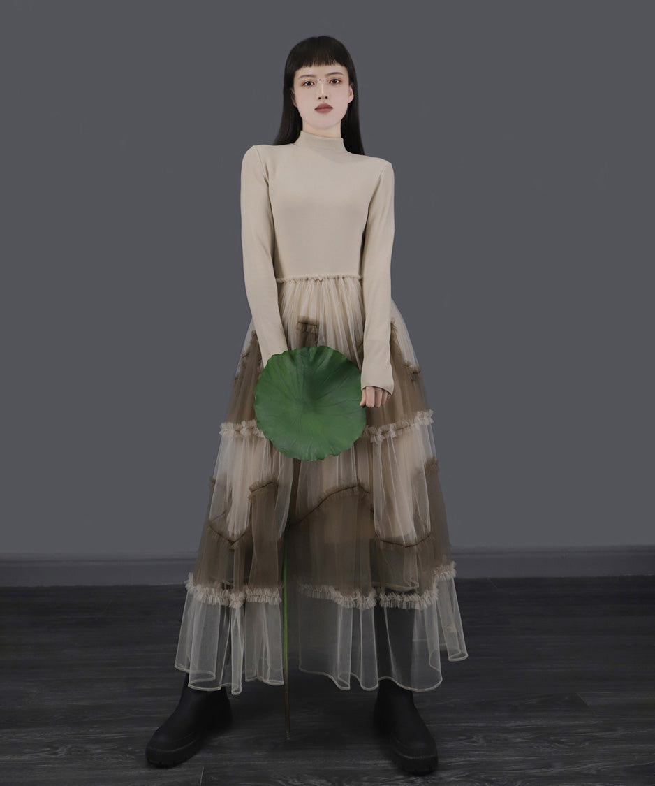 Veil Frill Tiered Dress