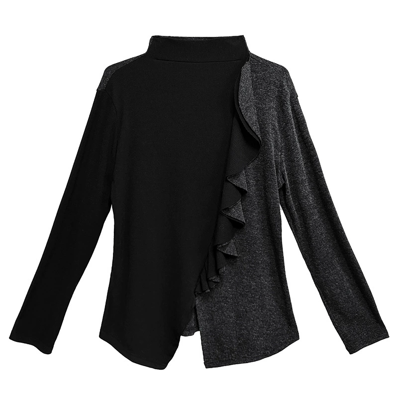 Frill Panel Contrast Top