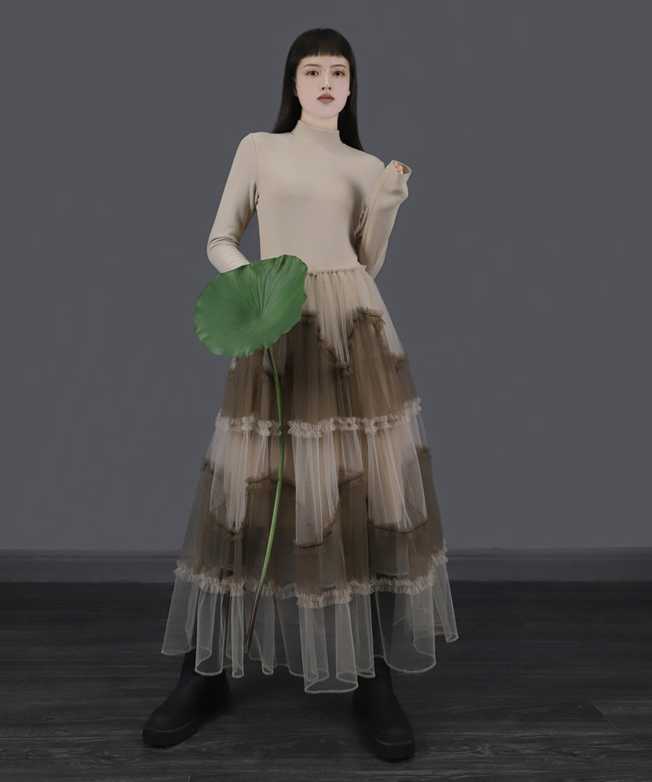 Veil Frill Tiered Dress