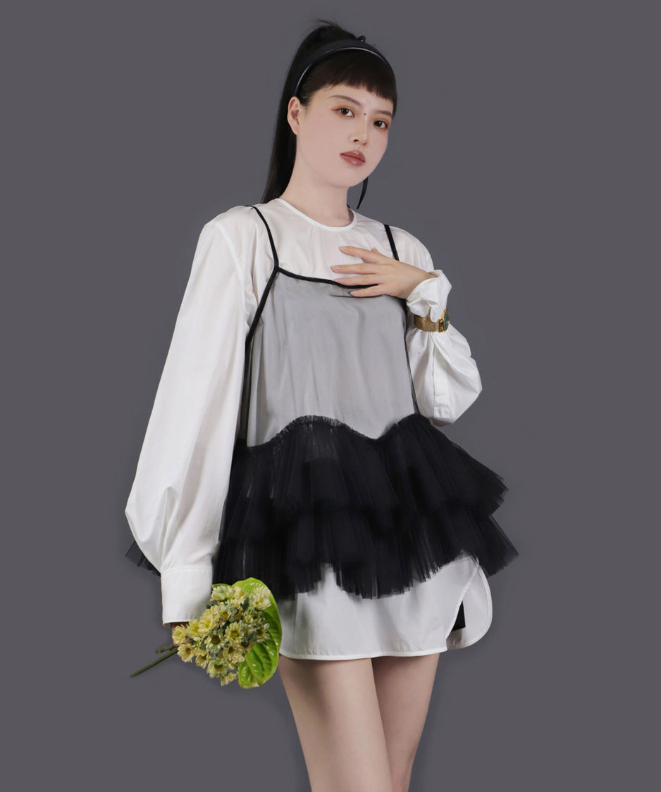 Solenne Arc Line Blouse