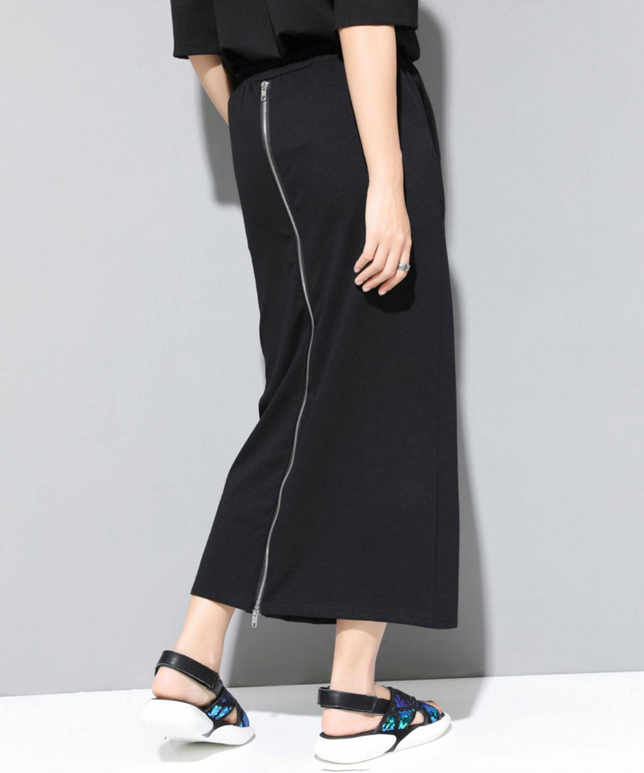 Center Zip Wide Pants