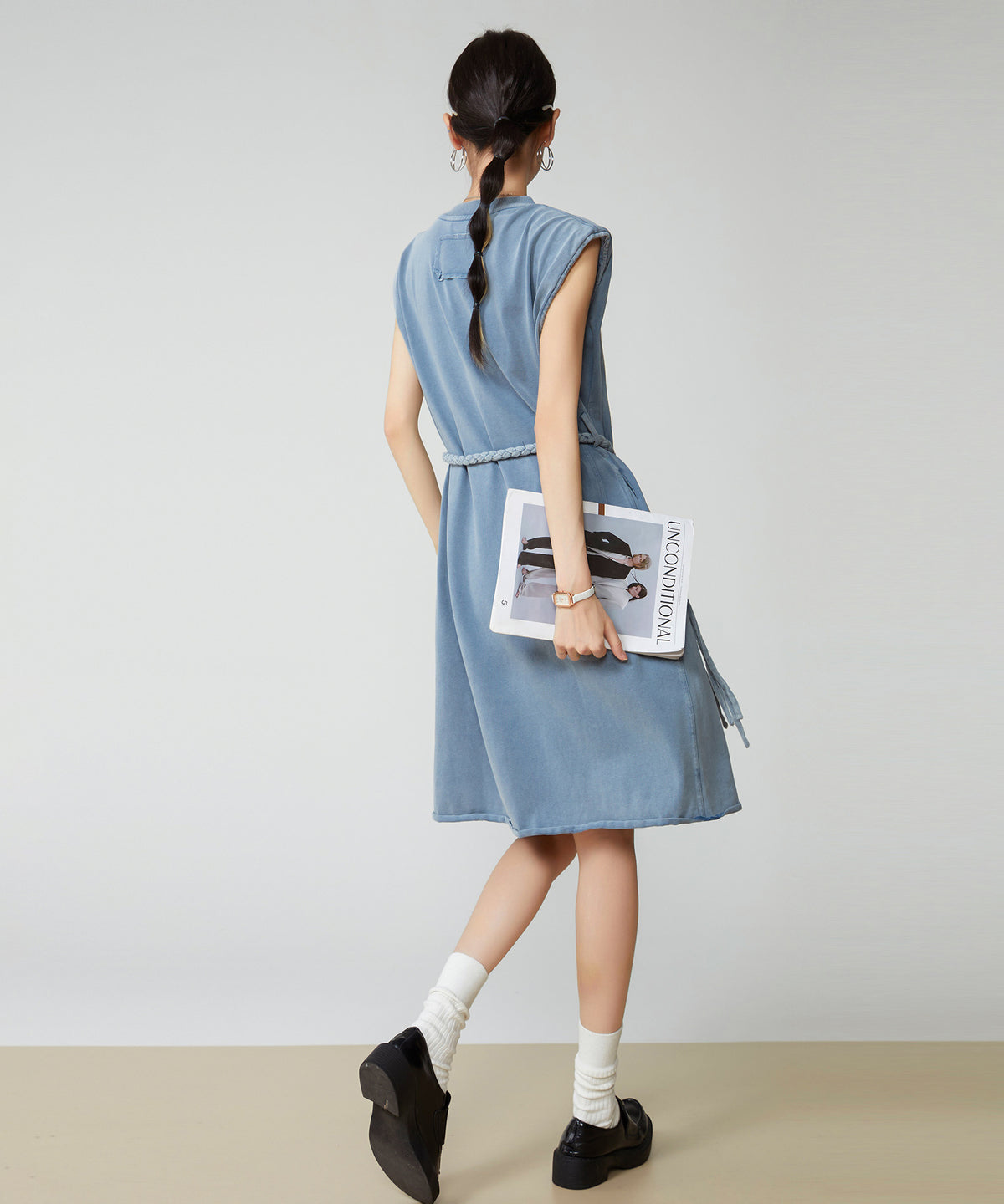 Pigment Drawstring Dress