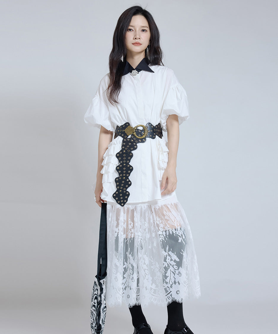 Crest Eyelet Belt