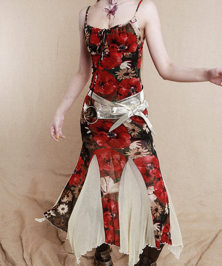 Metallic Ring Belt
