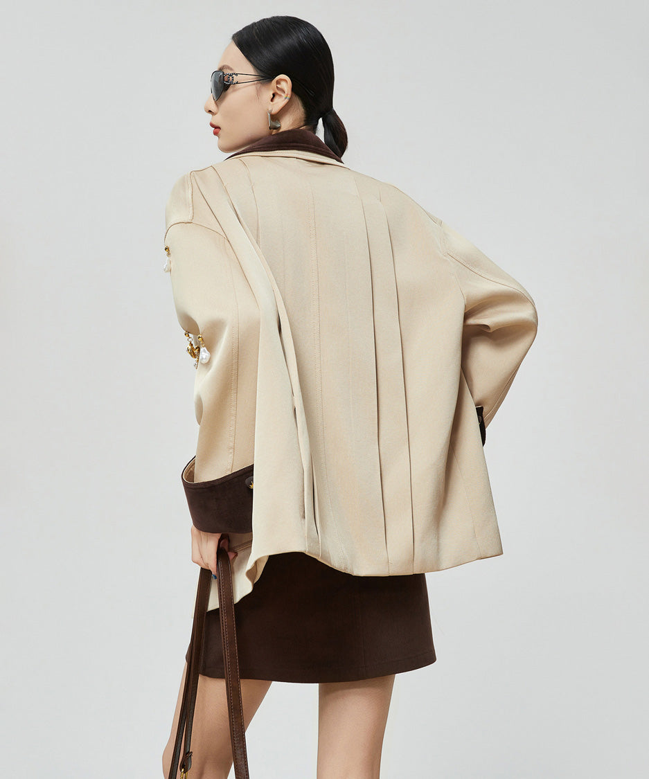 Pearl Charm Panel Jacket