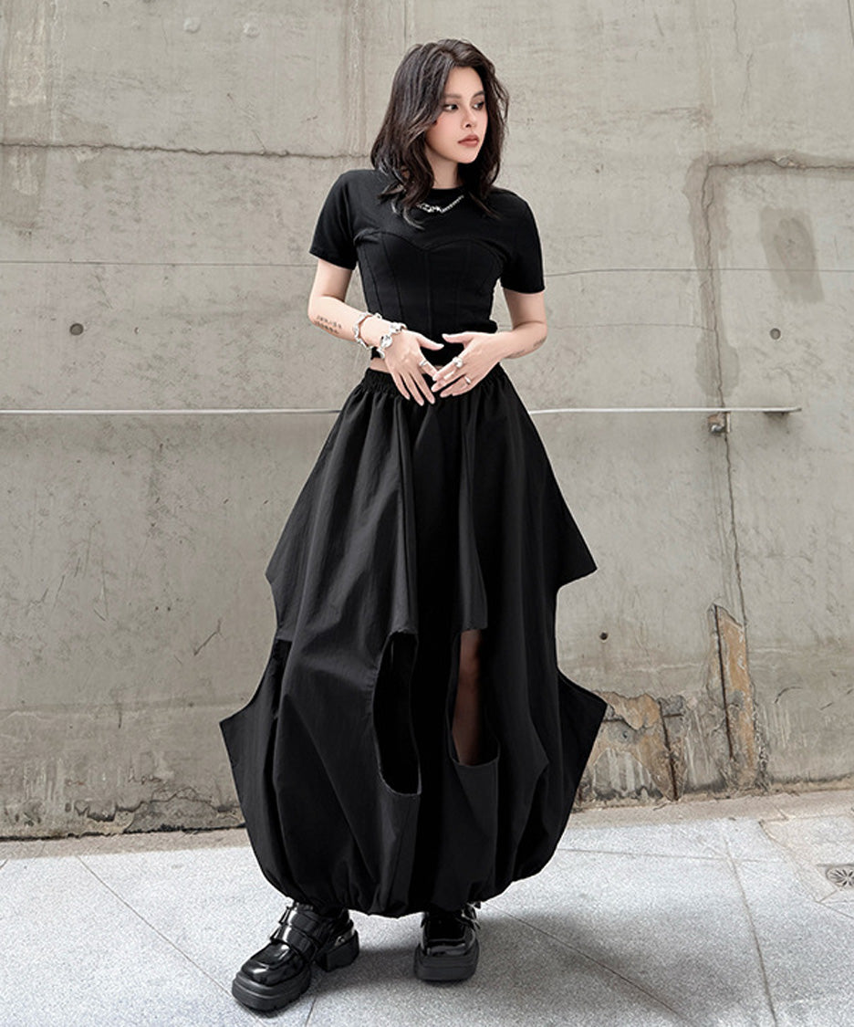 Drape Volume Skirt