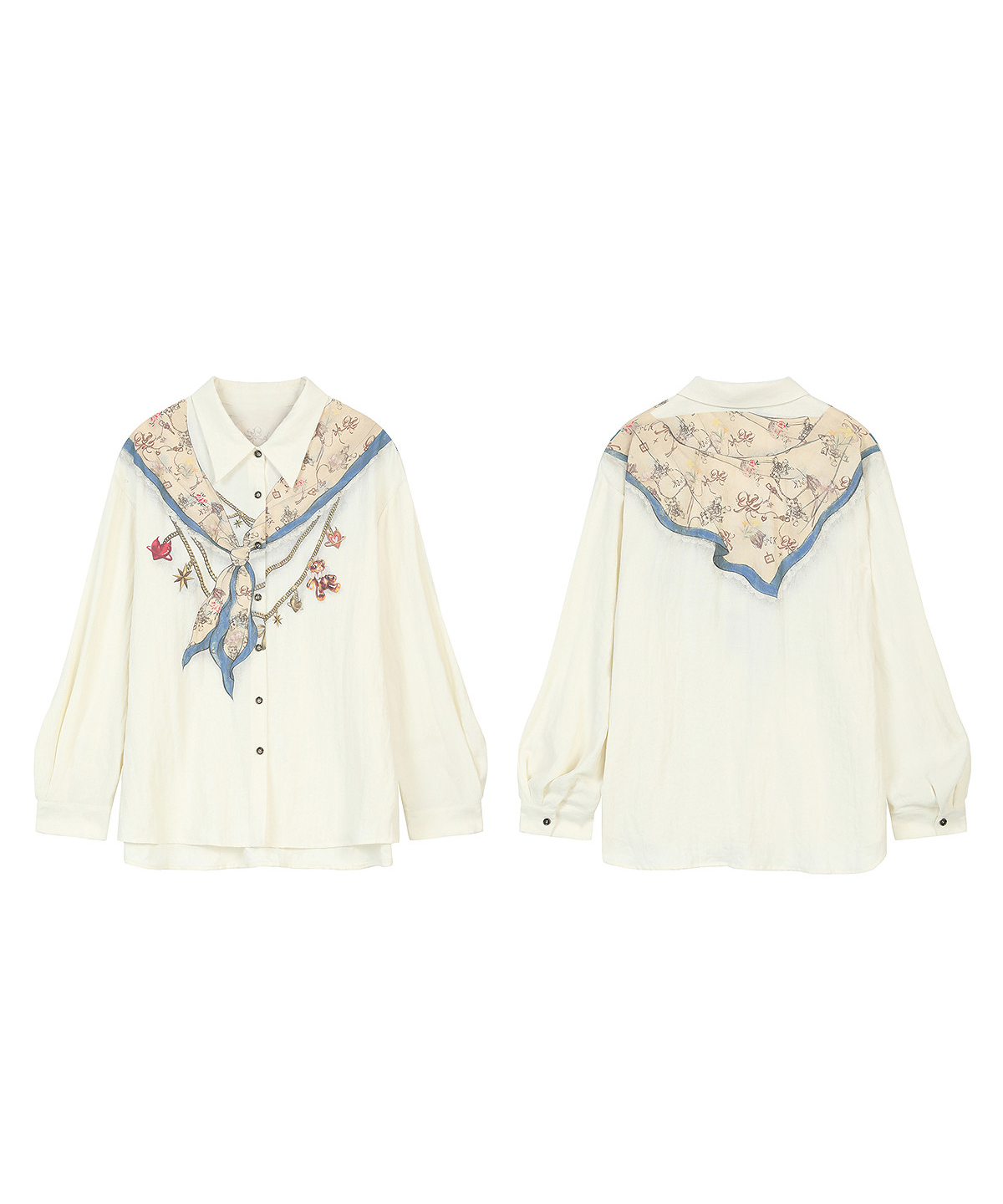 Bijou Print Blouse