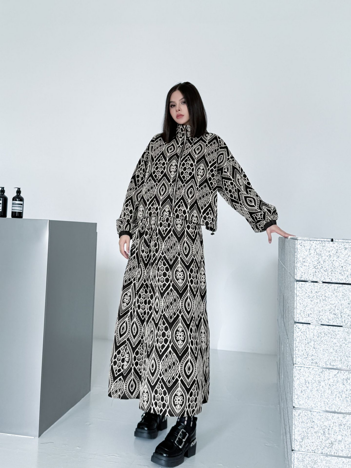 Geometric Jacquard Series
