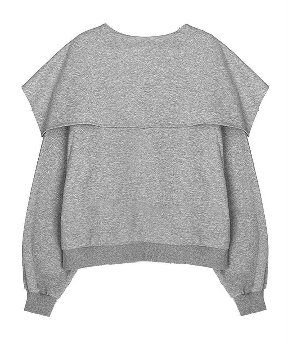 Cape Collar Sweatshirt