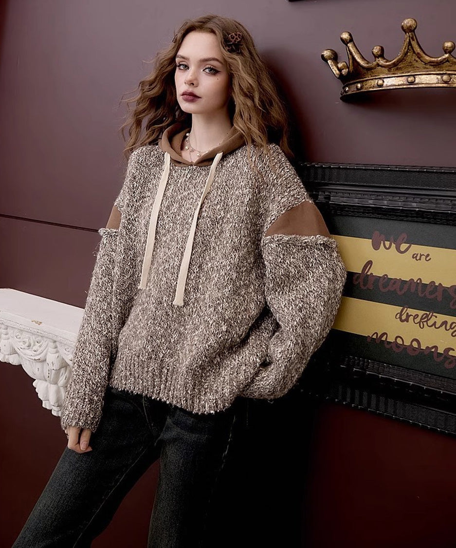 Melt Hood Knit Top