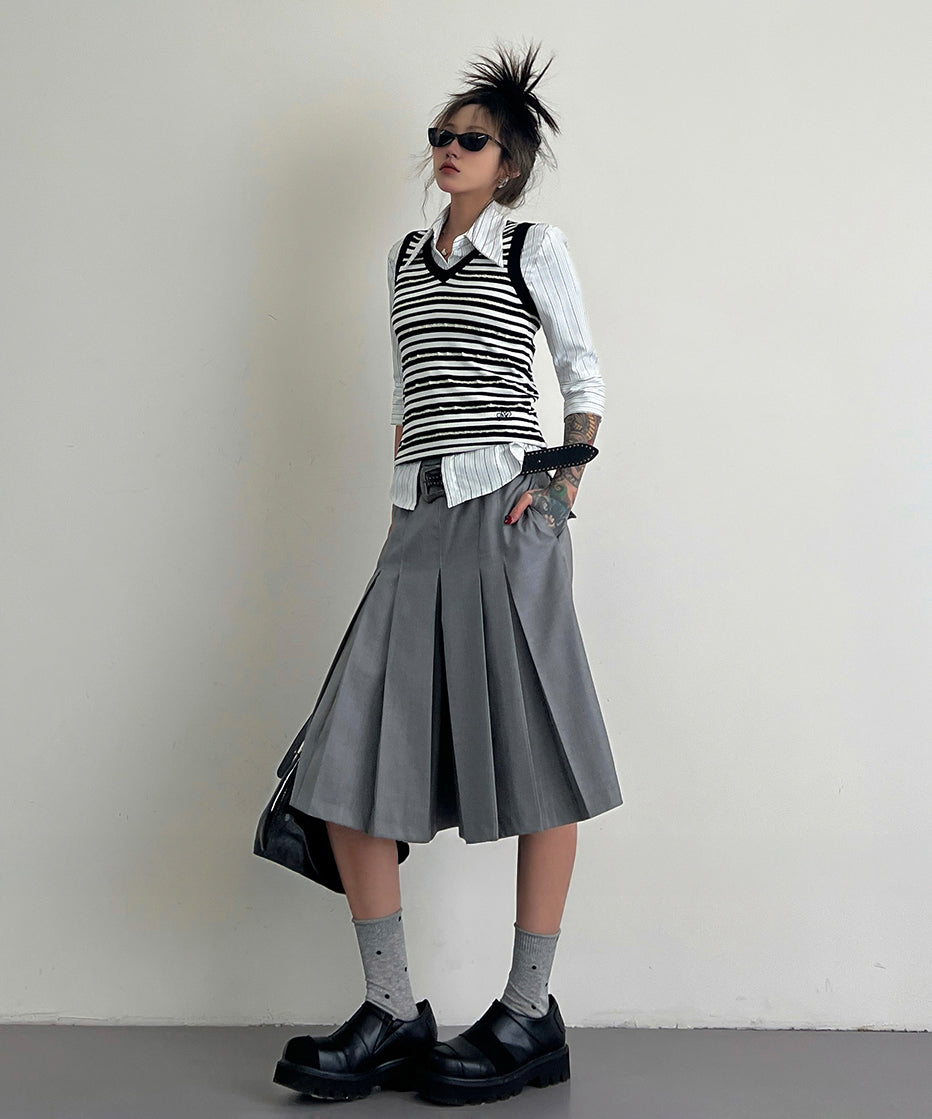 Center Pleat Culottes