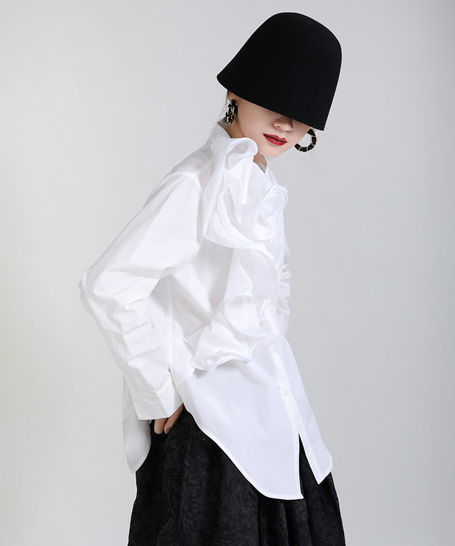Layered Frill Accent Shirt