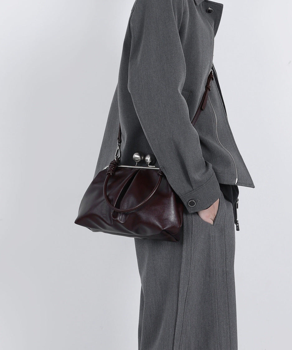 Metal Clasp Soft Bag