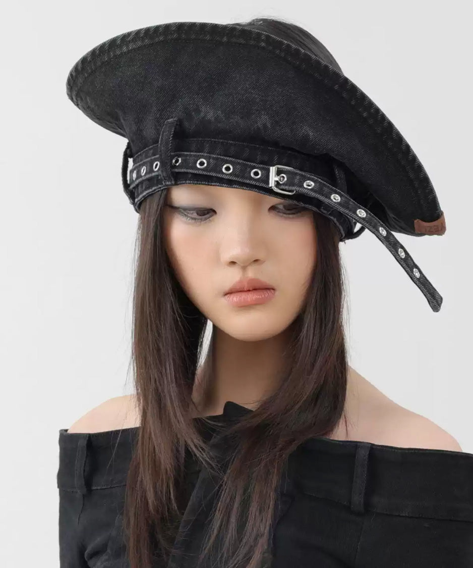 Denim Belt Visor