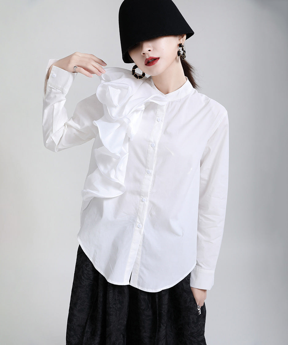 Layered Frill Accent Shirt
