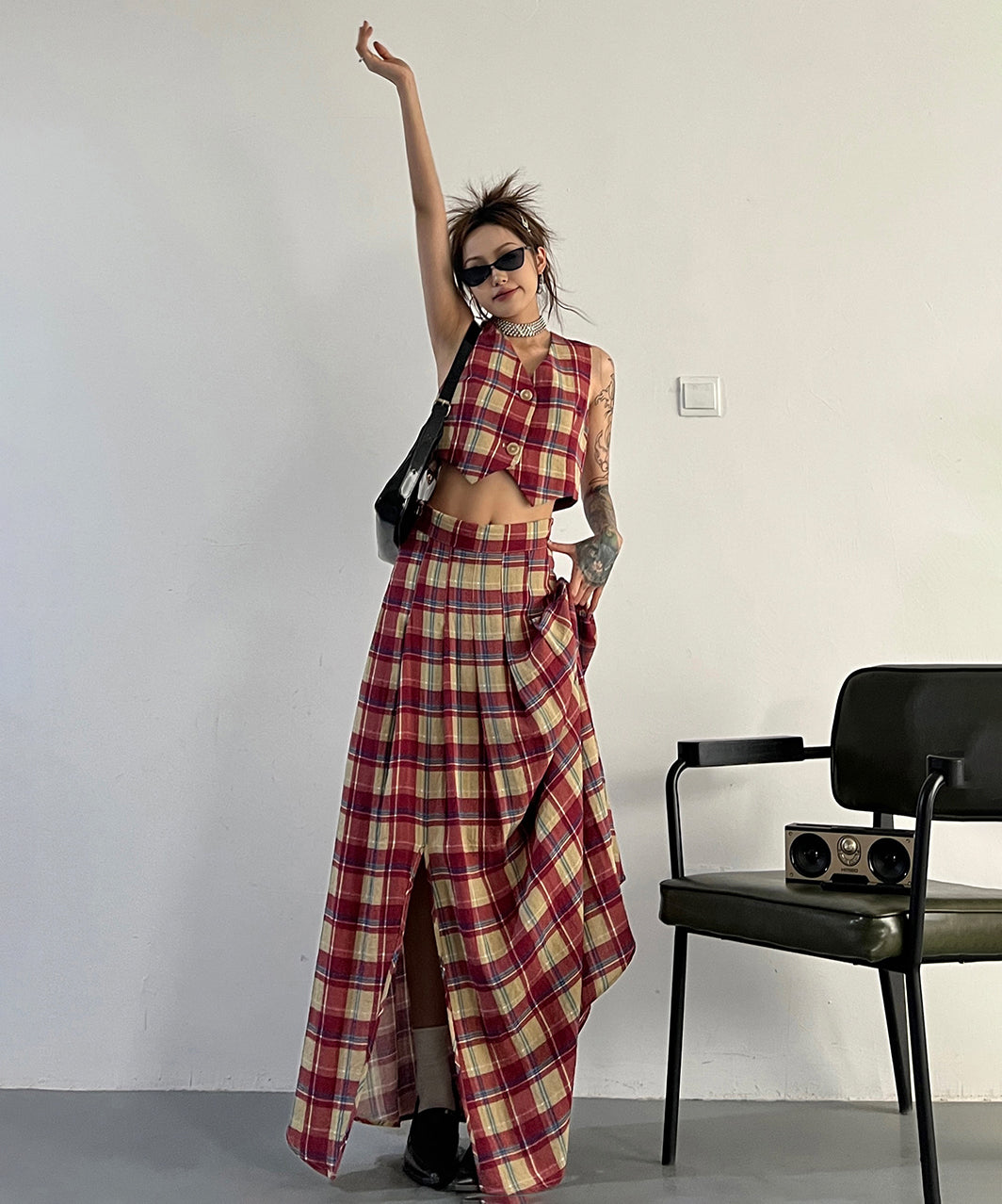 Checkered Vest Setup Series
