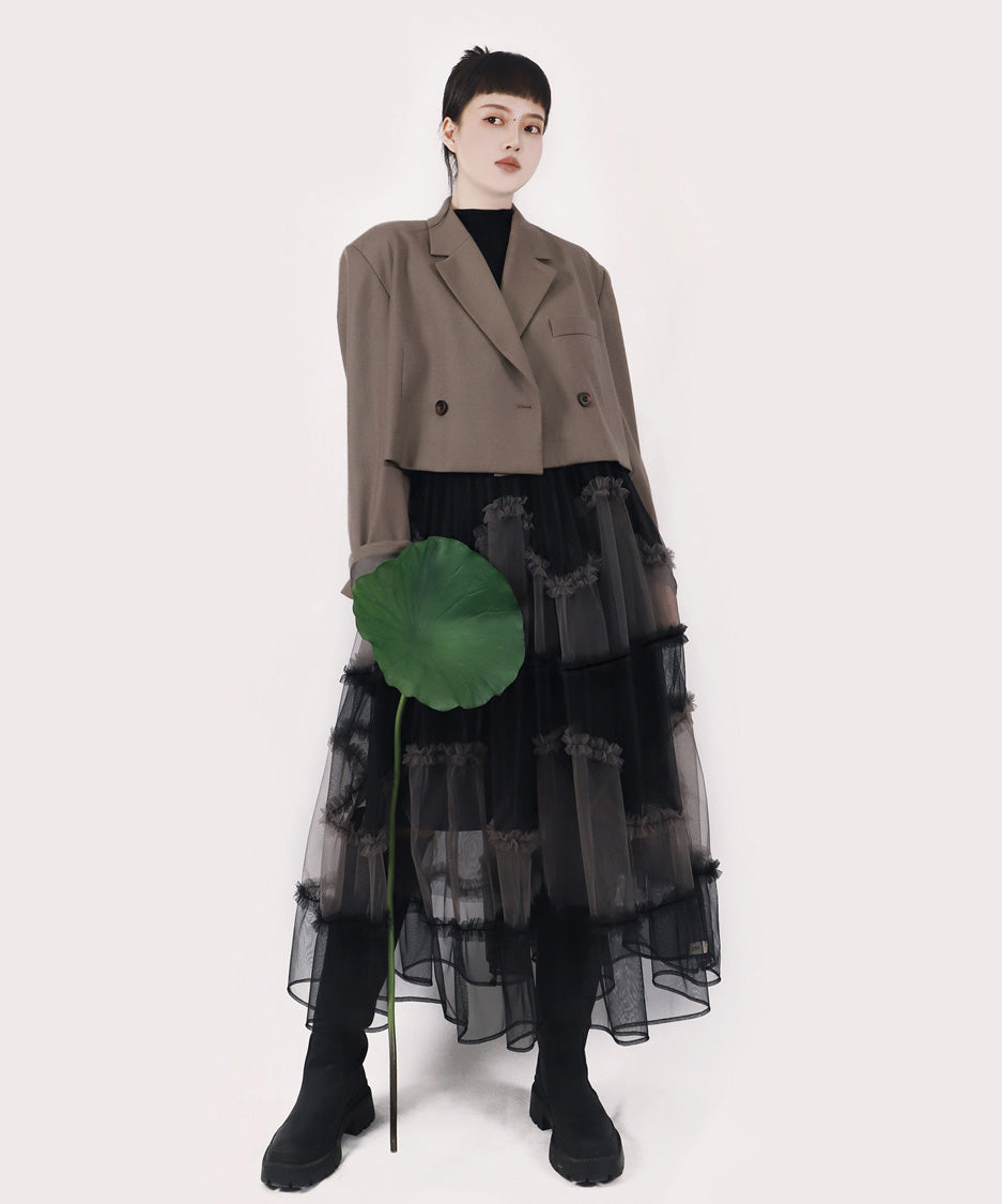 Veil Frill Tiered Dress