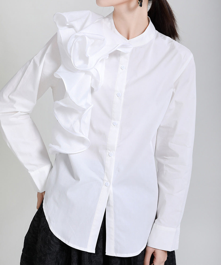Layered Frill Accent Shirt