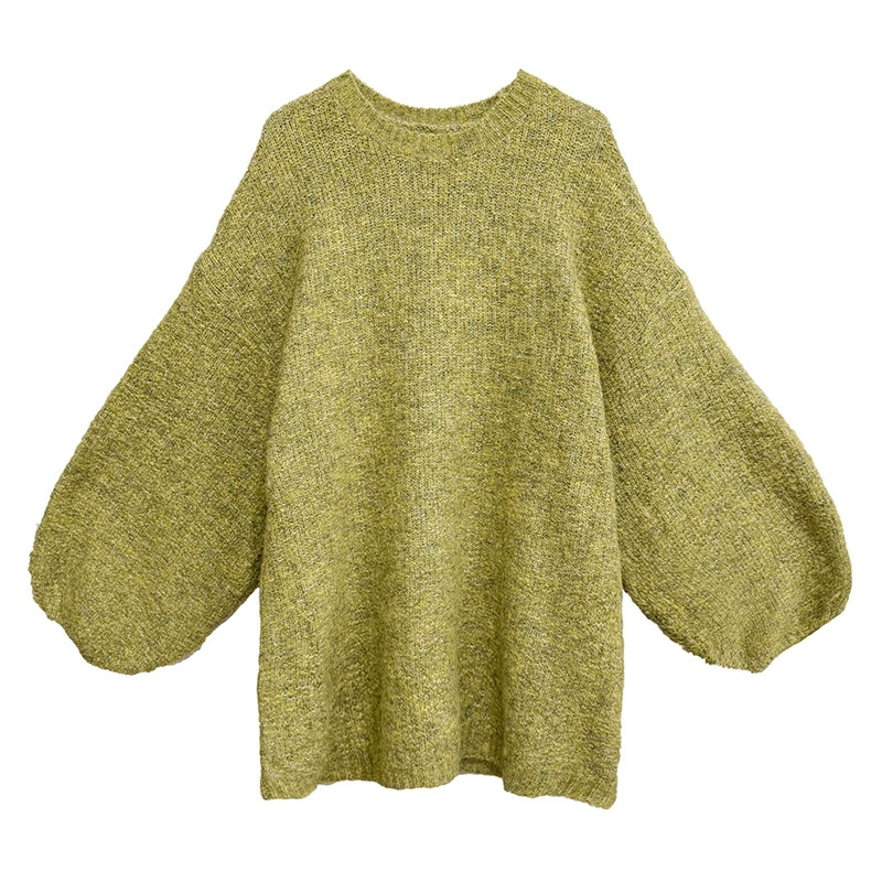 Balloon Sleeve Knit Top