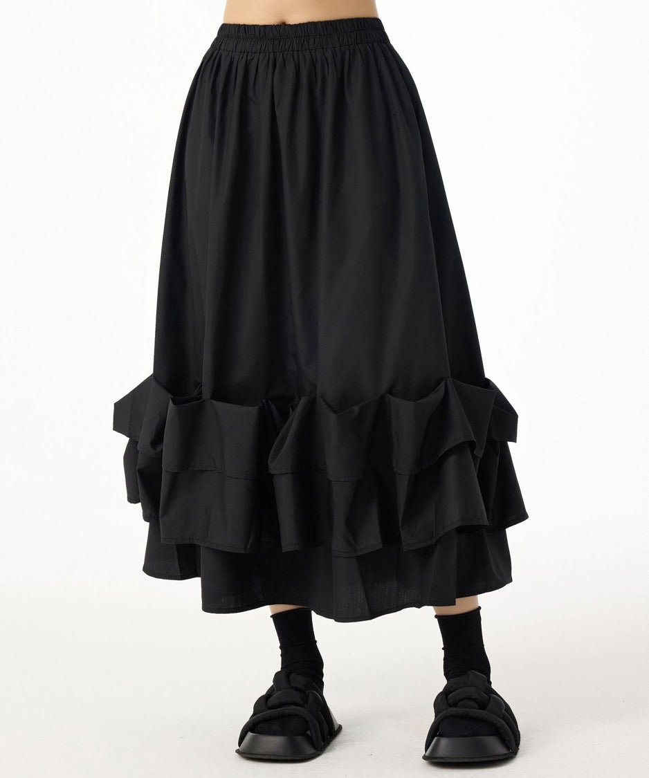 Frill Curve Skirt