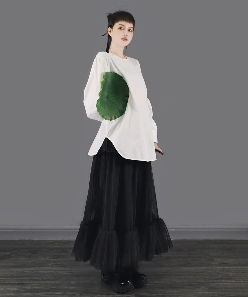 Solenne Arc Line Blouse