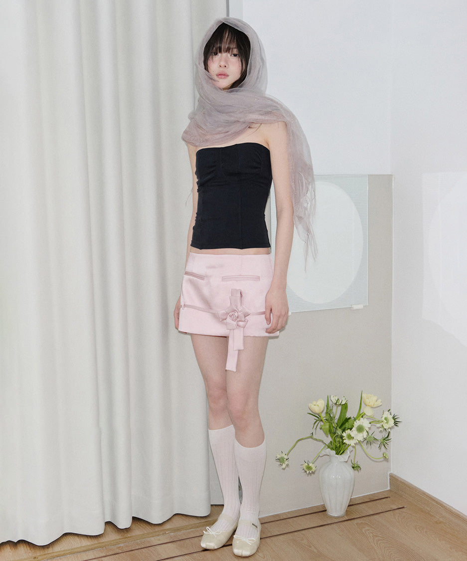 Mist Layer Fringe Scarf