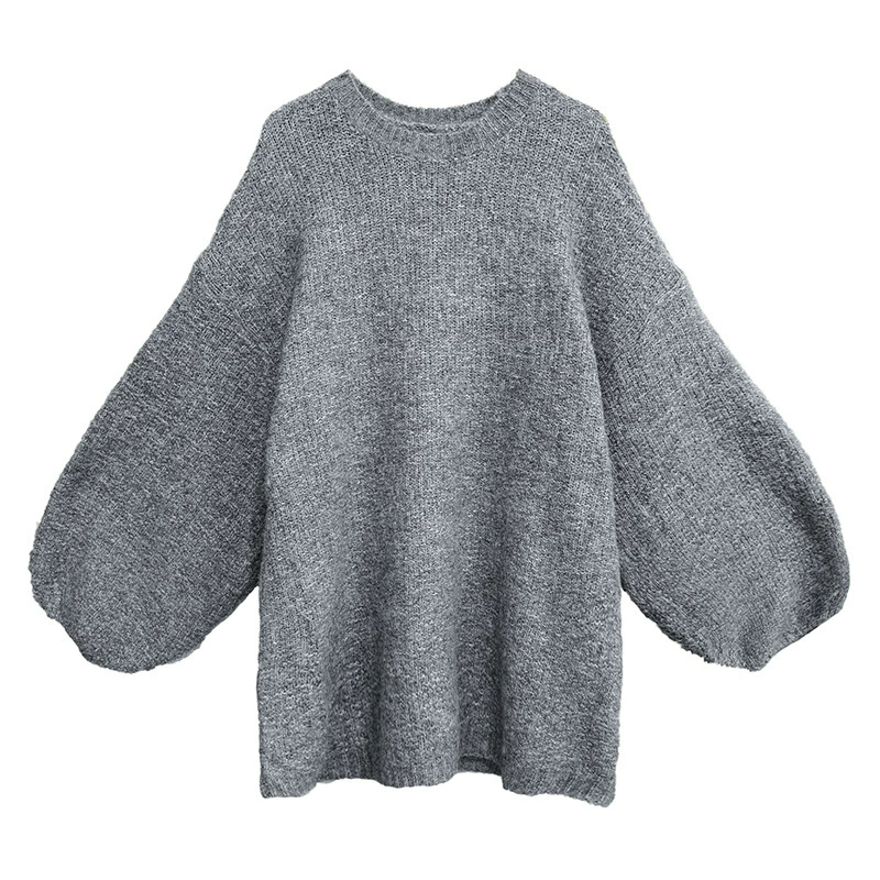 Balloon Sleeve Knit Top