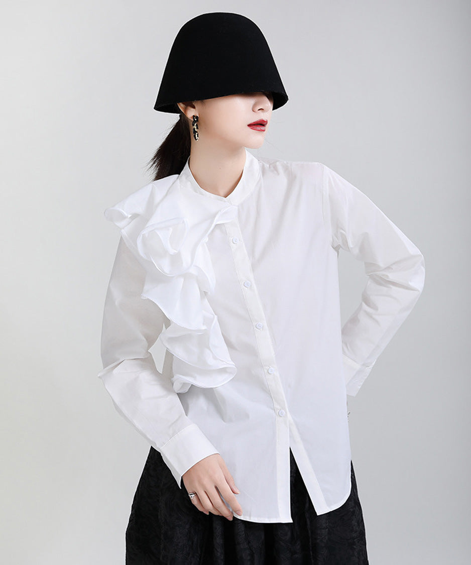 Layered Frill Accent Shirt