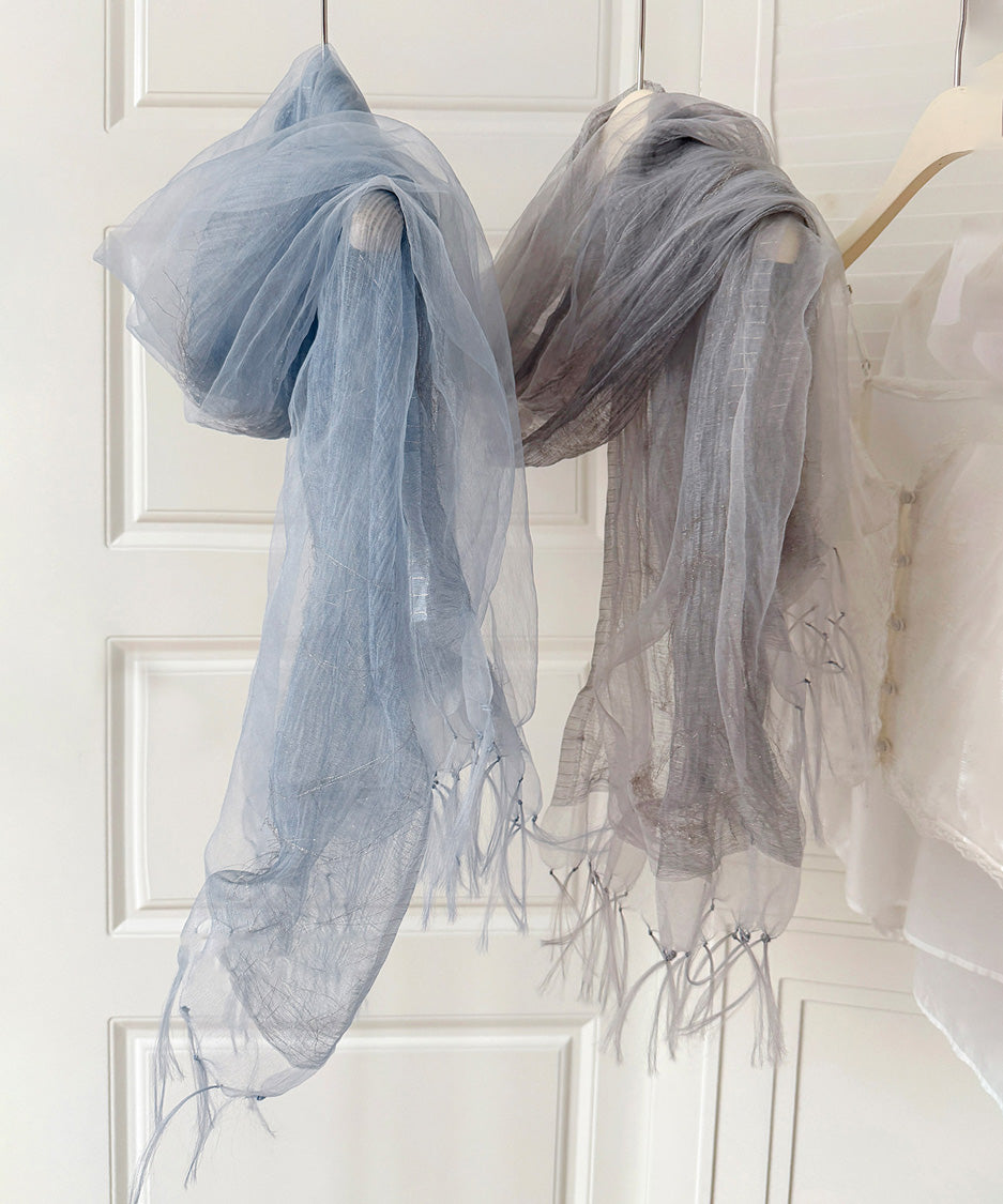Mist Layer Fringe Scarf