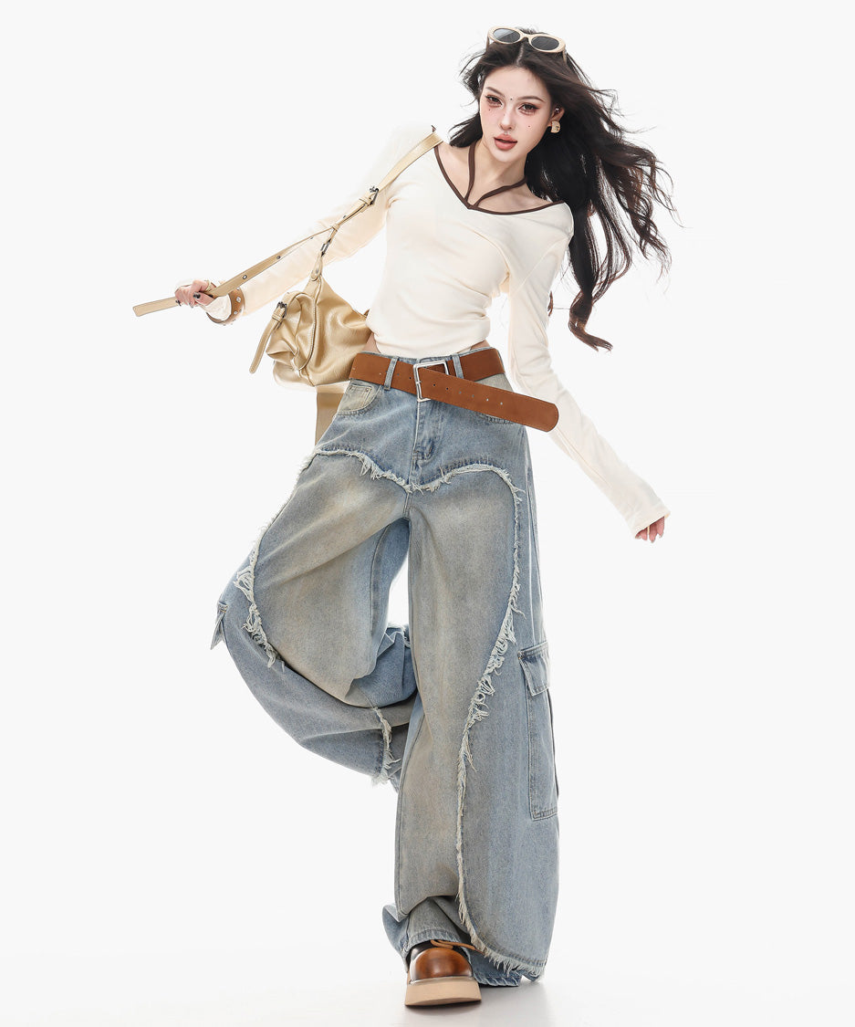 Bicolor Zip Top &amp; Skirt Co-ord