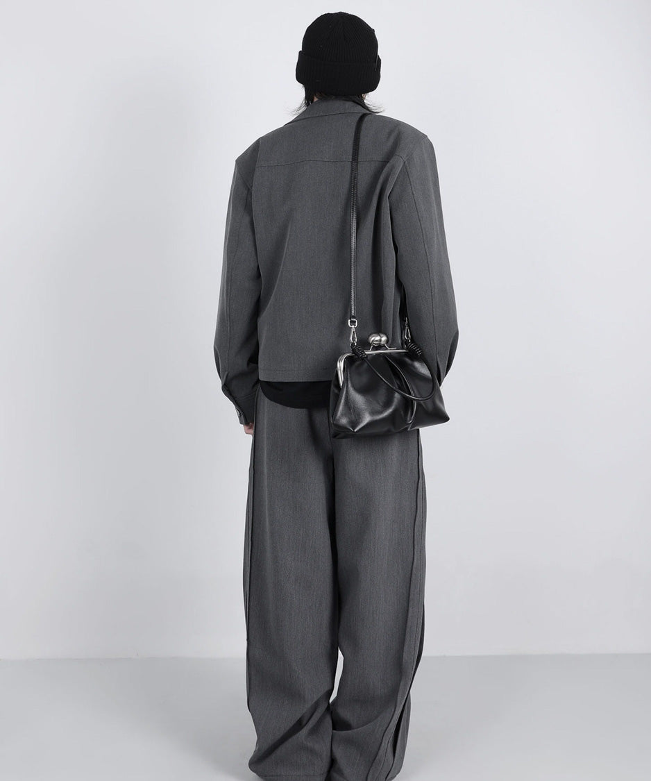 Metal Clasp Soft Bag
