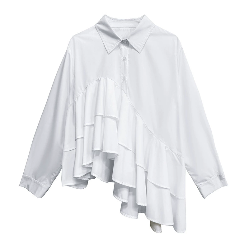 Cascade Layer Frill Blouse