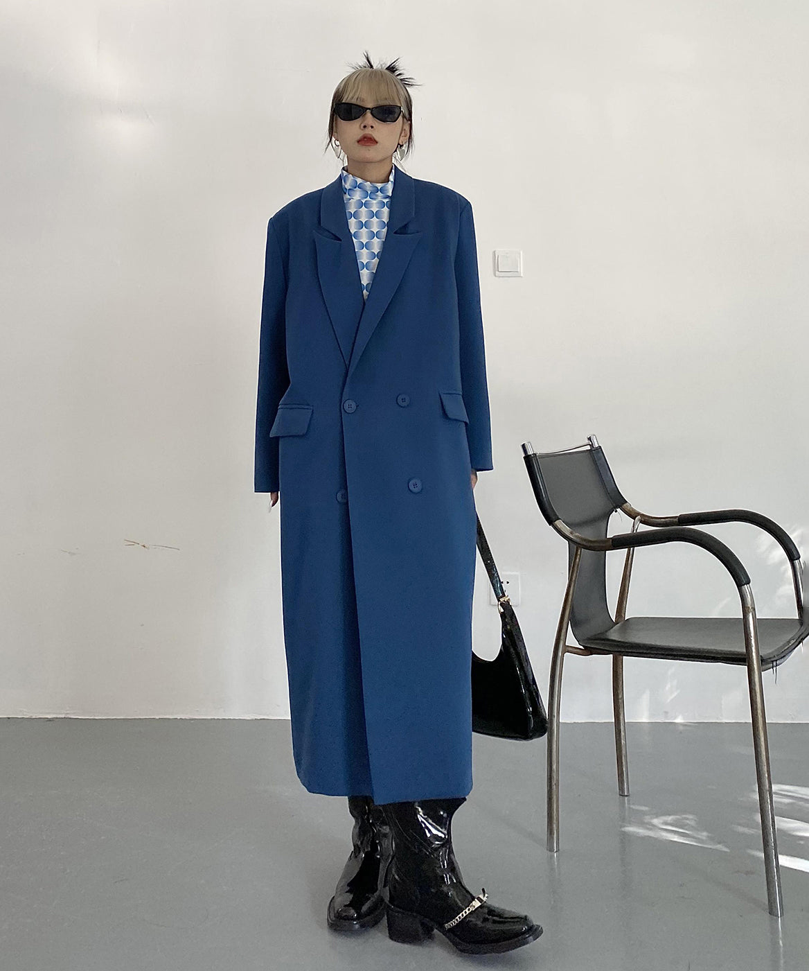 ロングコート LONDA レアルダリーバーシブルコート CA-229 SLY | WIDE STAND NECK LONG コート (コート ) |SHEL'TTER WEBSTORE