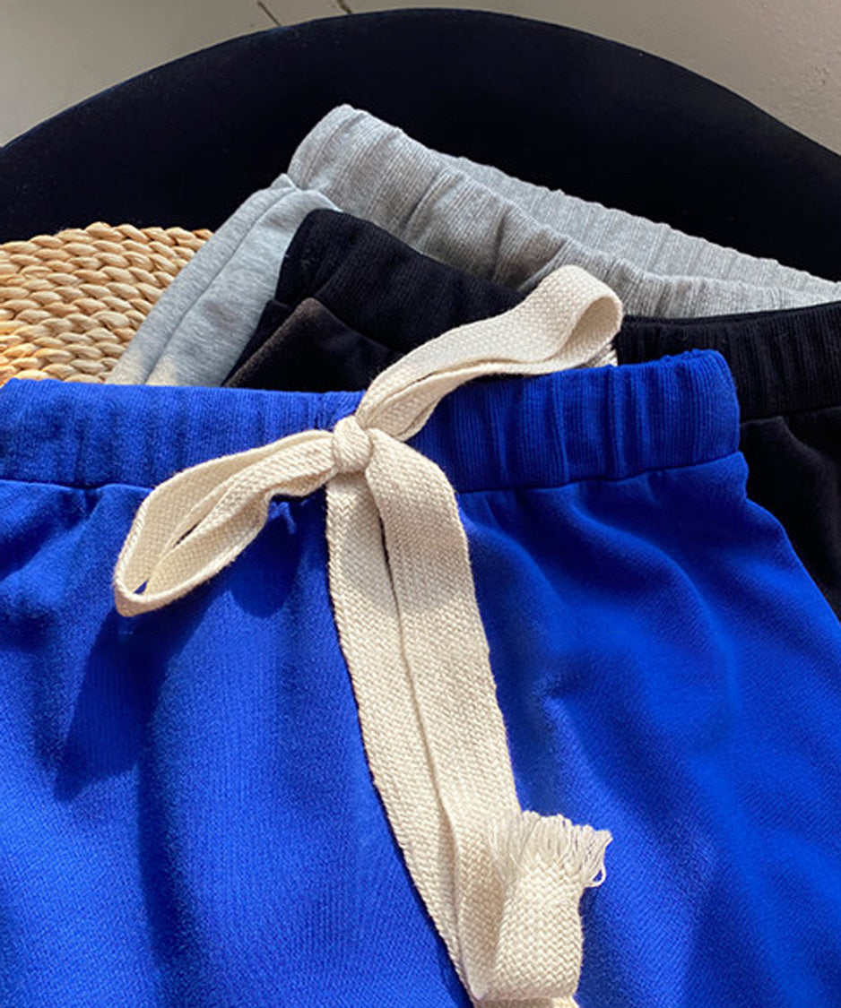 Ribbon Slit Sweat Skirt