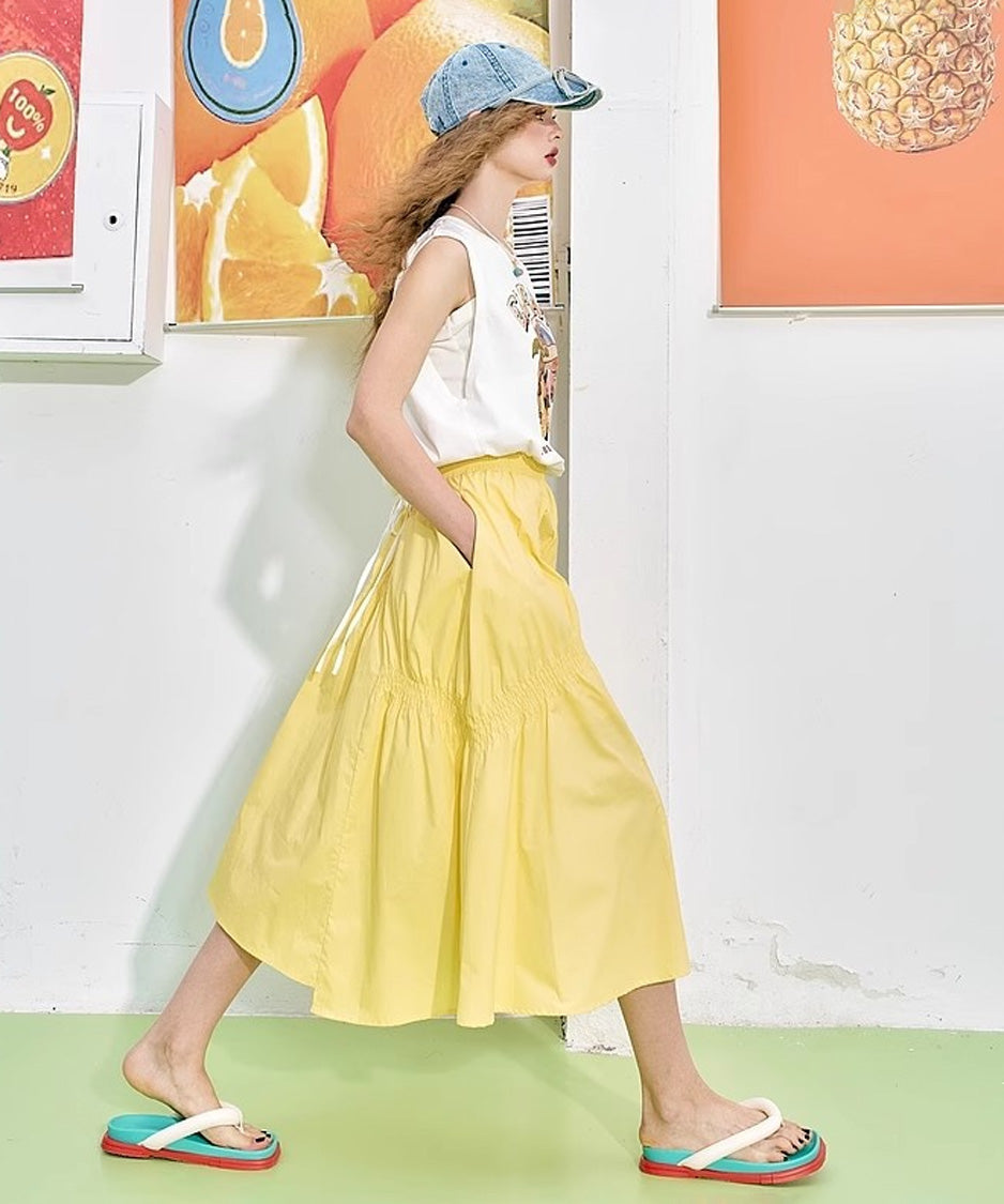 Lemon Drift Skirt