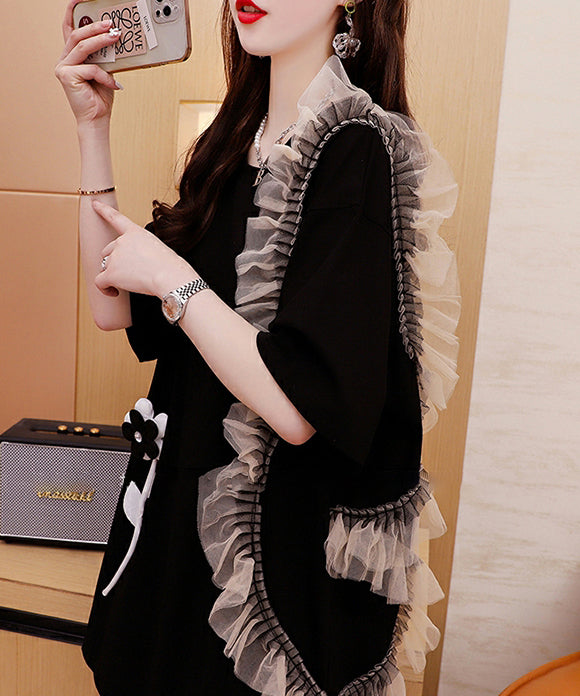 Frill Bloom Pullover