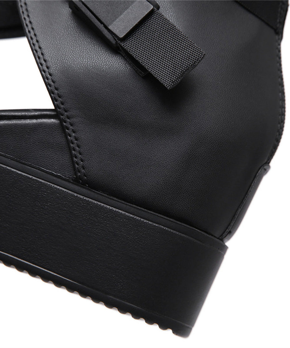 Strap Edge Platform Sandal