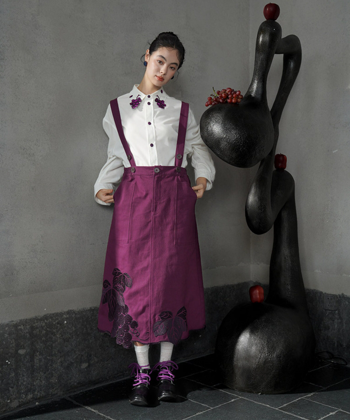 Grape Collar Blouse