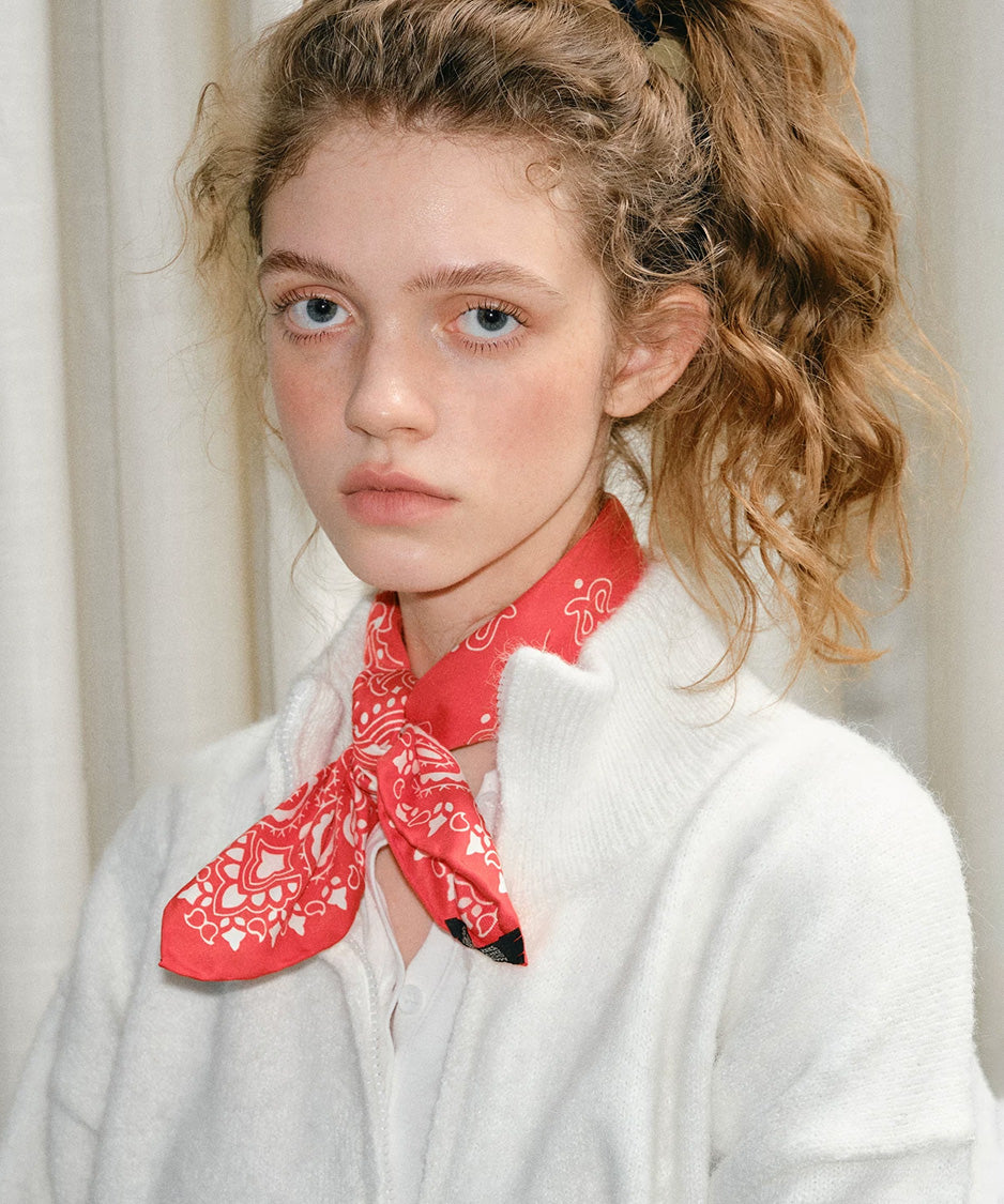 Paisley Knot Square Scarf